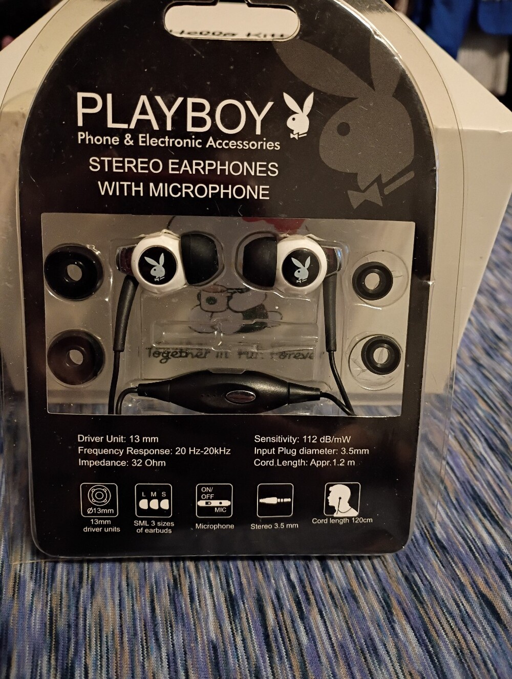 PLAYBOY~ Earphones with Microphone